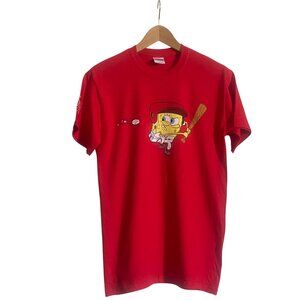 Los Angeles Anaheim Angels SpongeBob SquarePants Adult Baseball T Shirt Unisex S